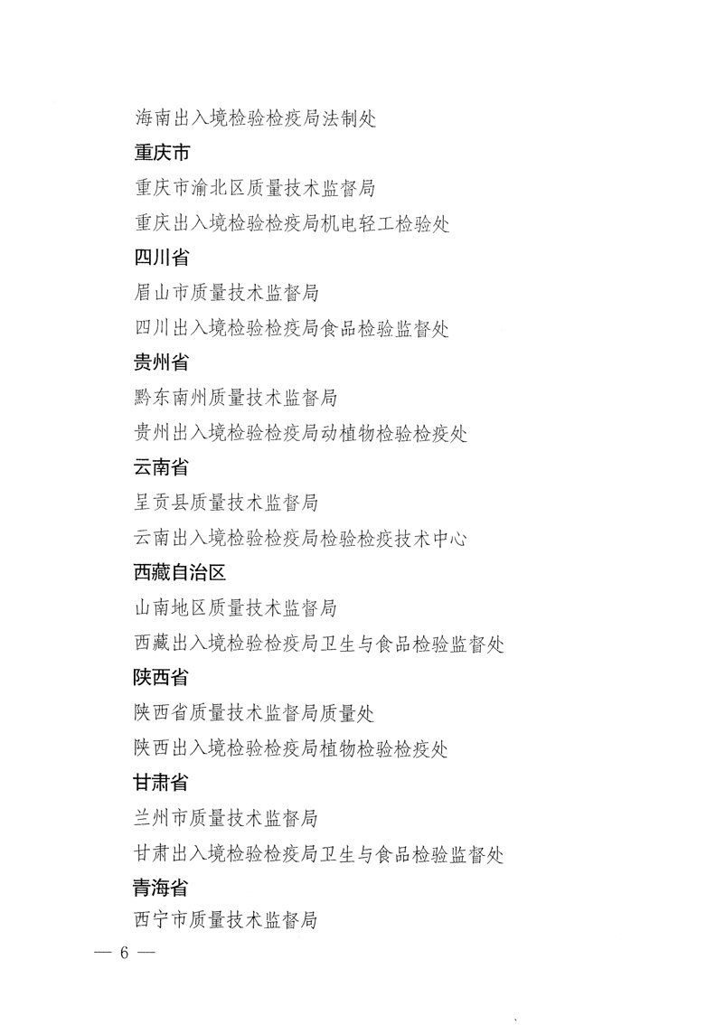 國家質(zhì)量監(jiān)督檢驗(yàn)檢疫總局《關(guān)于表彰全國質(zhì)檢系統(tǒng)“質(zhì)量和安全年”活動先進(jìn)單位和先進(jìn)個(gè)人的決定》